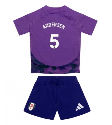 Fulham Joachim Andersen #5 Alternativní dres komplet pro Děti 2024-25 Krátkým Rukávem (+ Krátké kalhoty)